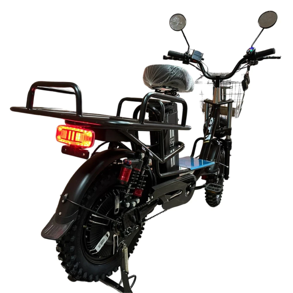 Электровелосипед GT Monster, вид сзади