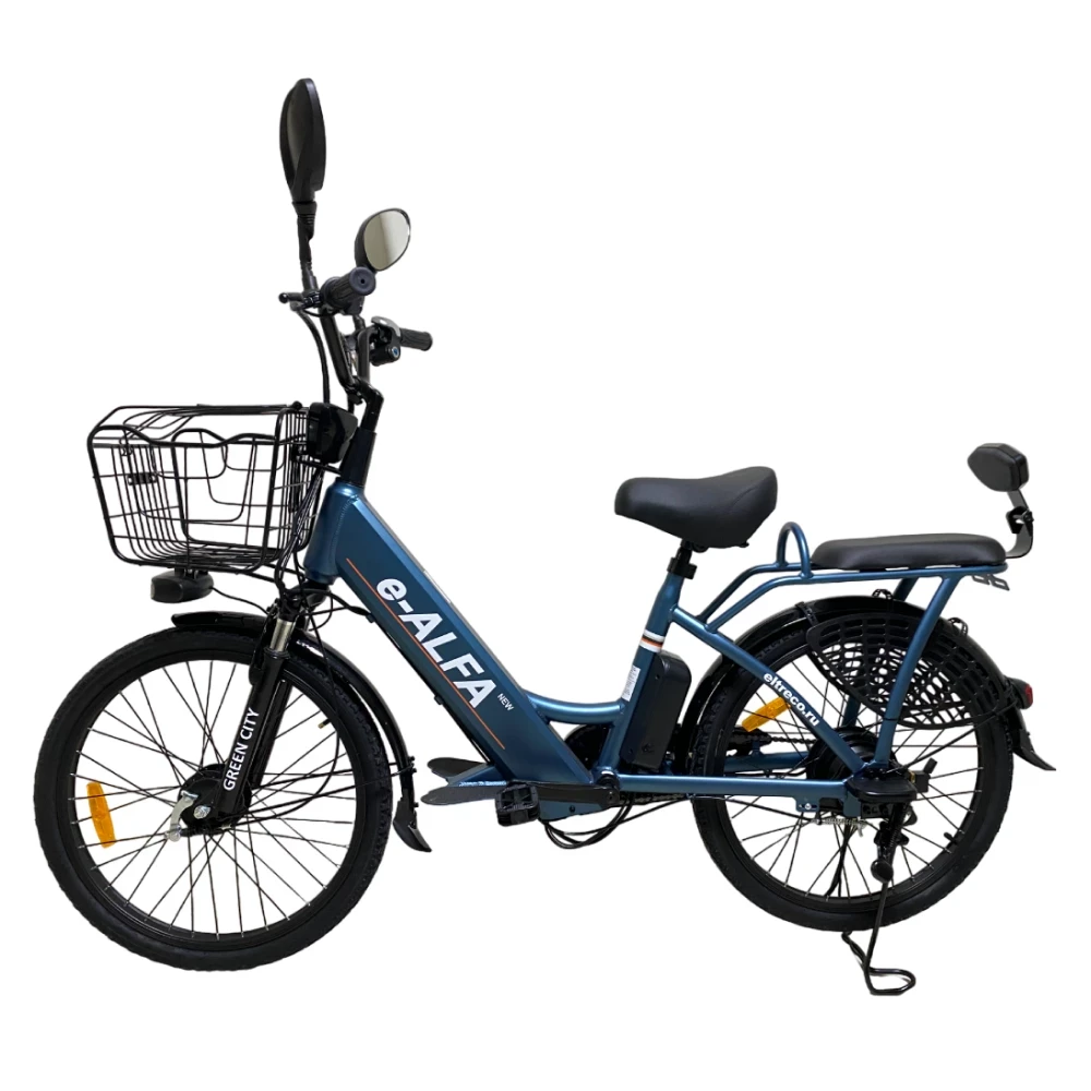 Электровелосипед Green City e-ALFA new, вид сбоку
