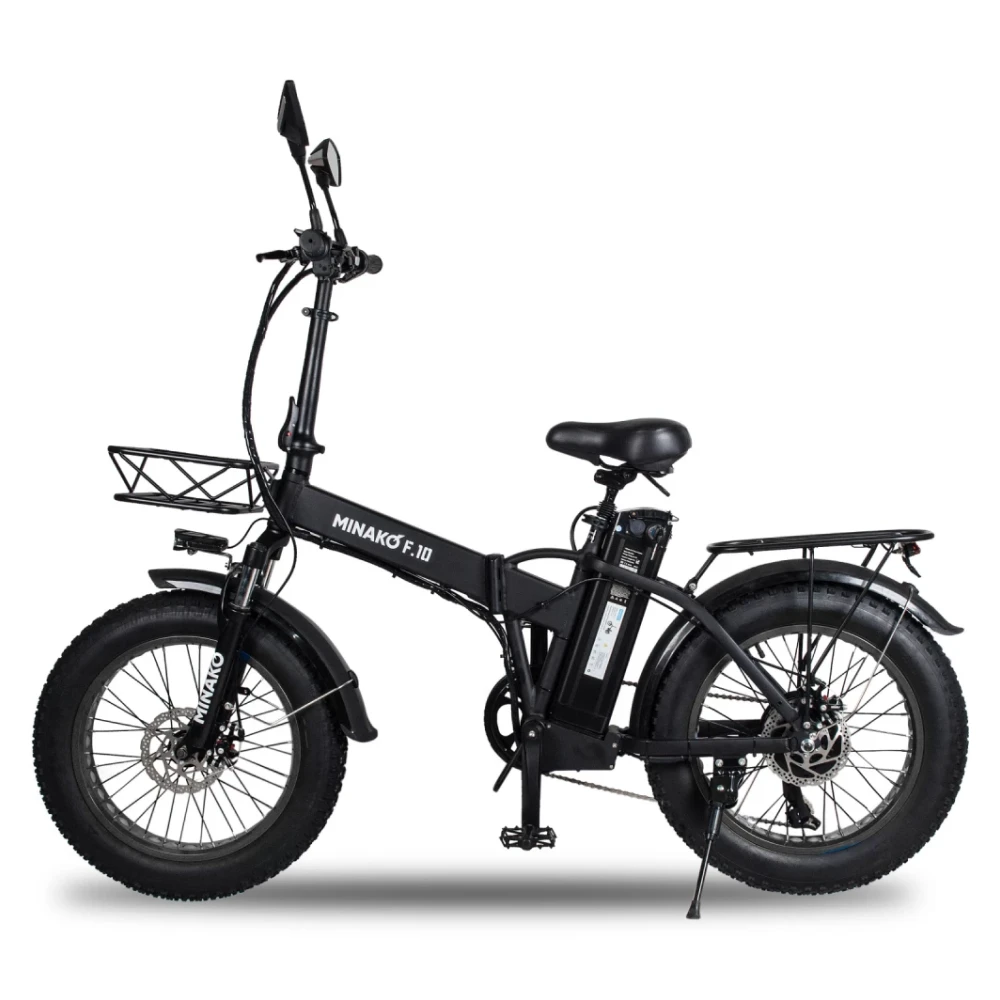 Электровелосипед Minako F10, вид сбоку