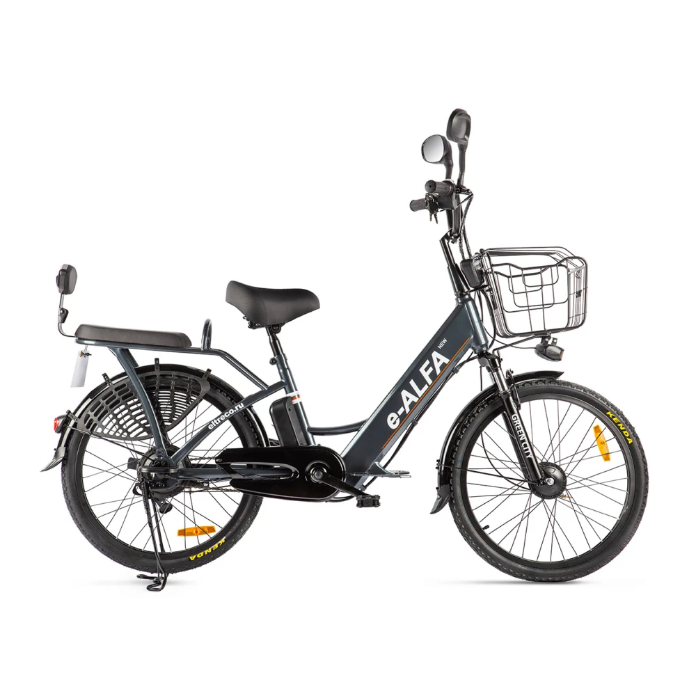 Электровелосипед Green City e-ALFA new, вид сбоку