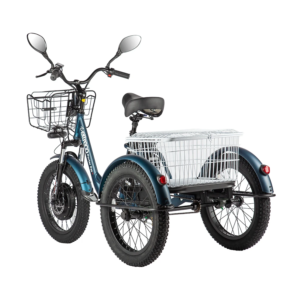 Электровелосипед eltreco porter fat 500, вид сзади