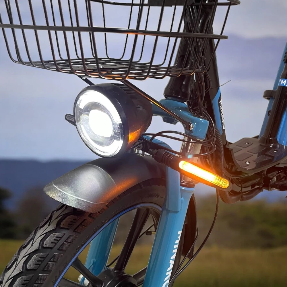 Световое оборудование электровелосипеда, общий вид