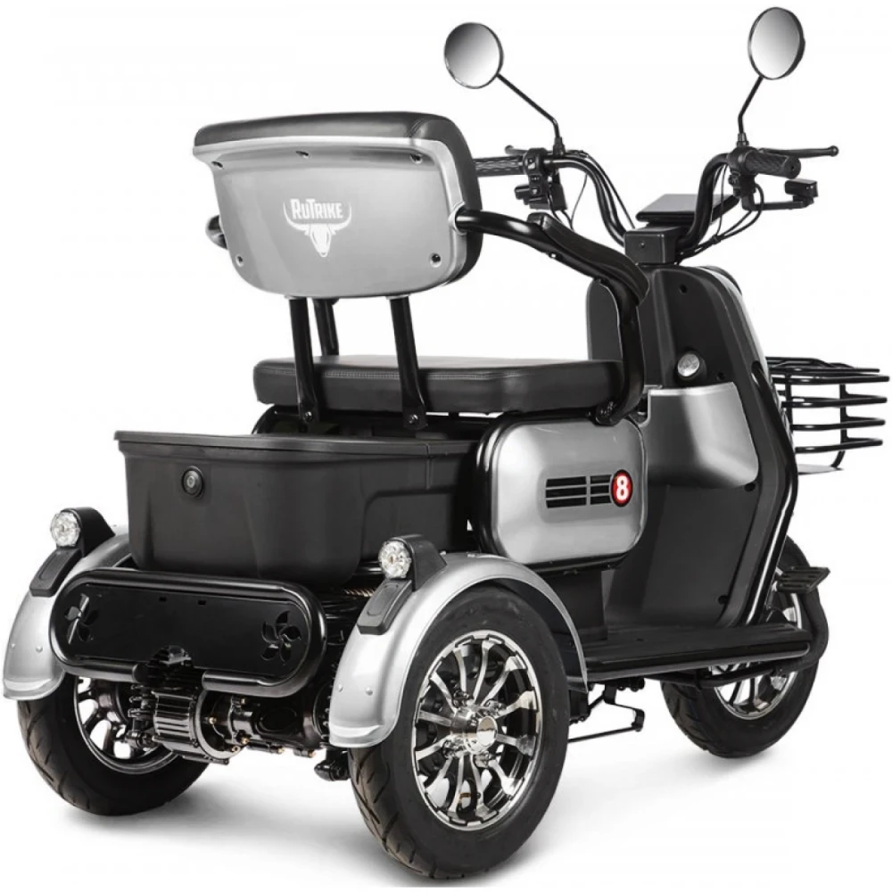 Электротрицикл Rutrike Патрон, вид сзади