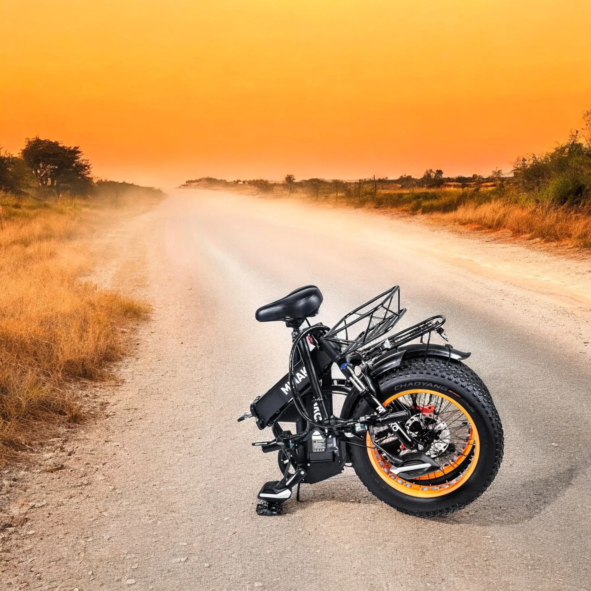 Складной электровелосипед, общий вид