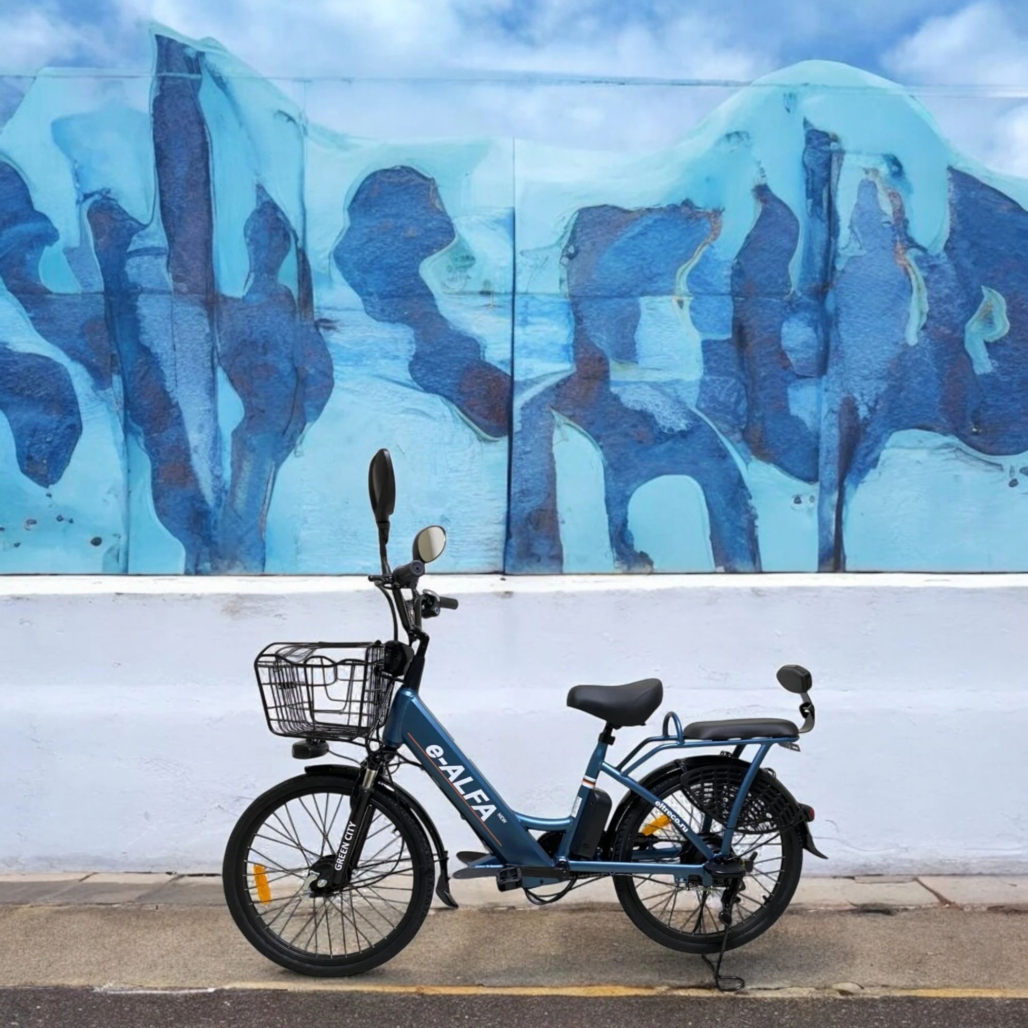 Электровелосипед Green City e-ALFA New, общий вид
