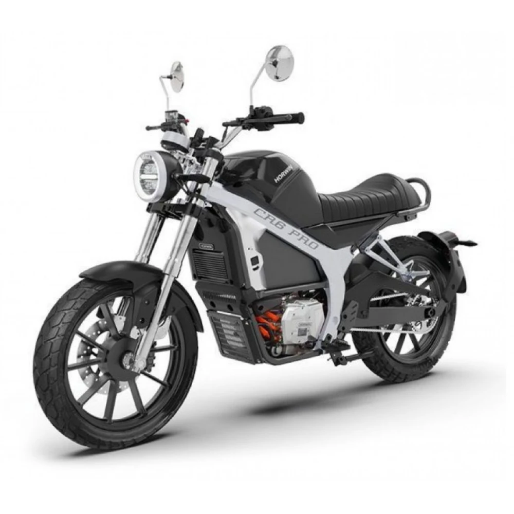 Электромотоцикл Horwin CR6 Pro, вид спереди