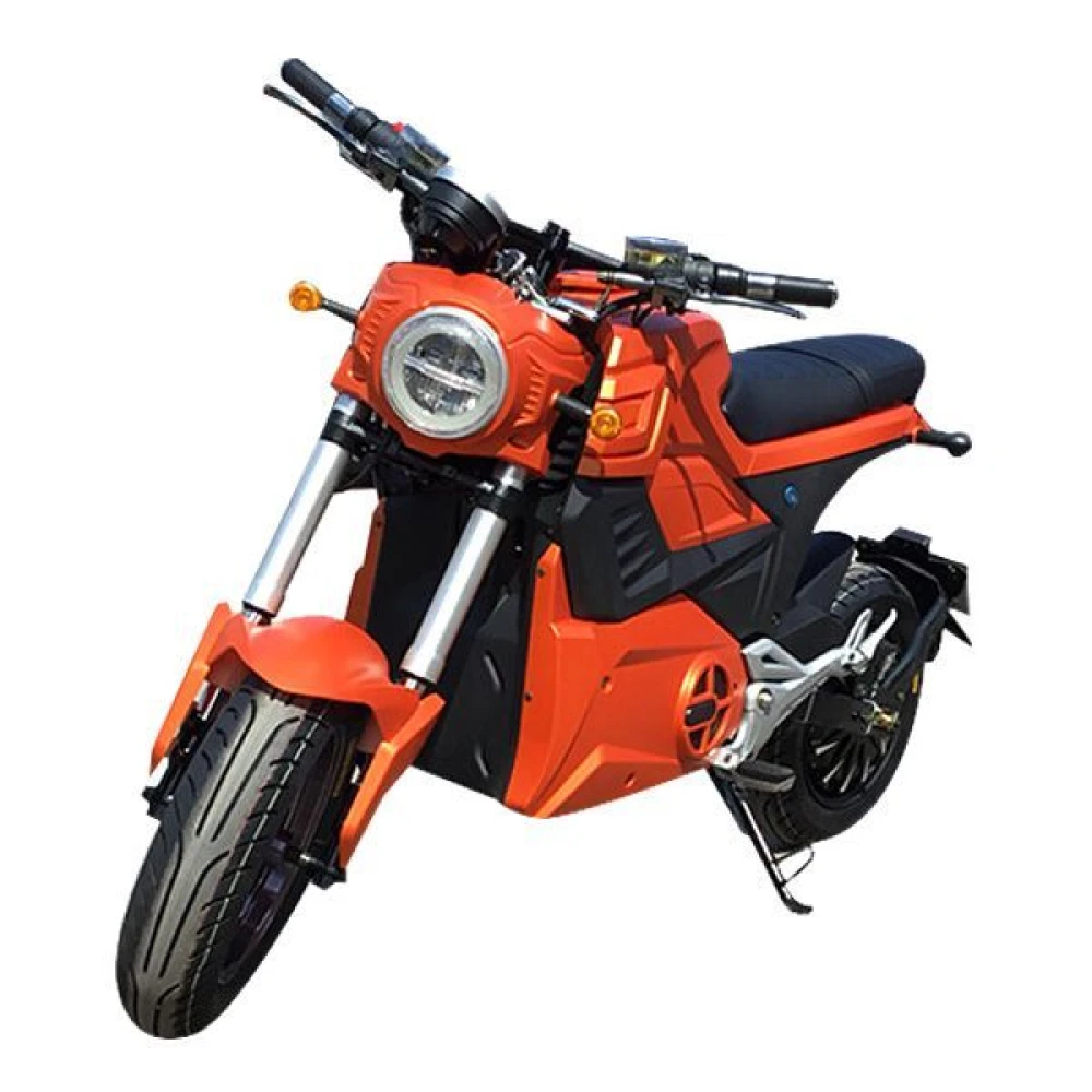 Электромотоцикл GreenCamel Brandy 20 (72V 2000W R12), вид спереди