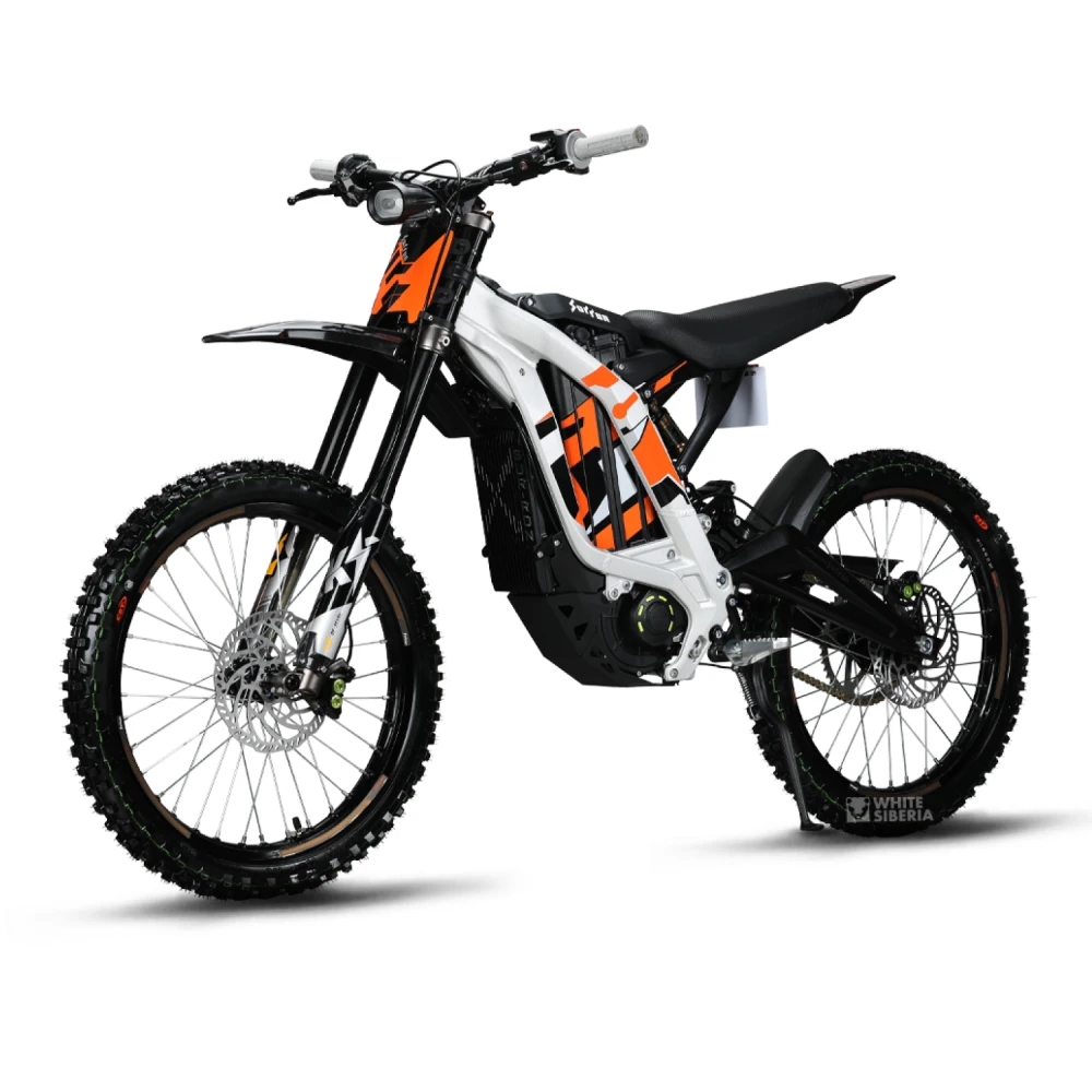 Электромотоцикл WHITE SIBERIA SUR-RON X Light, общий вид