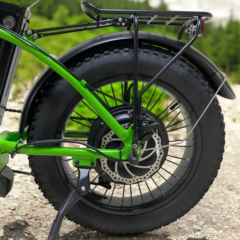 Двигатель фэтбайка, общий вид