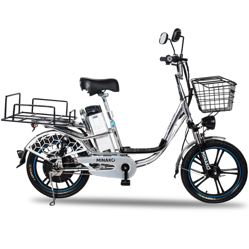 Электровелосипед Minako V8 Pro 500W 60V15Ah, вид сбоку