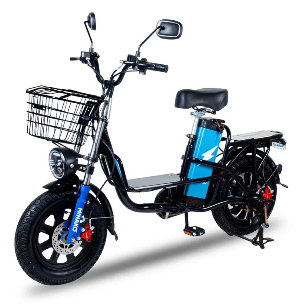 Электровелосипед Minako Monster Black, общий вид