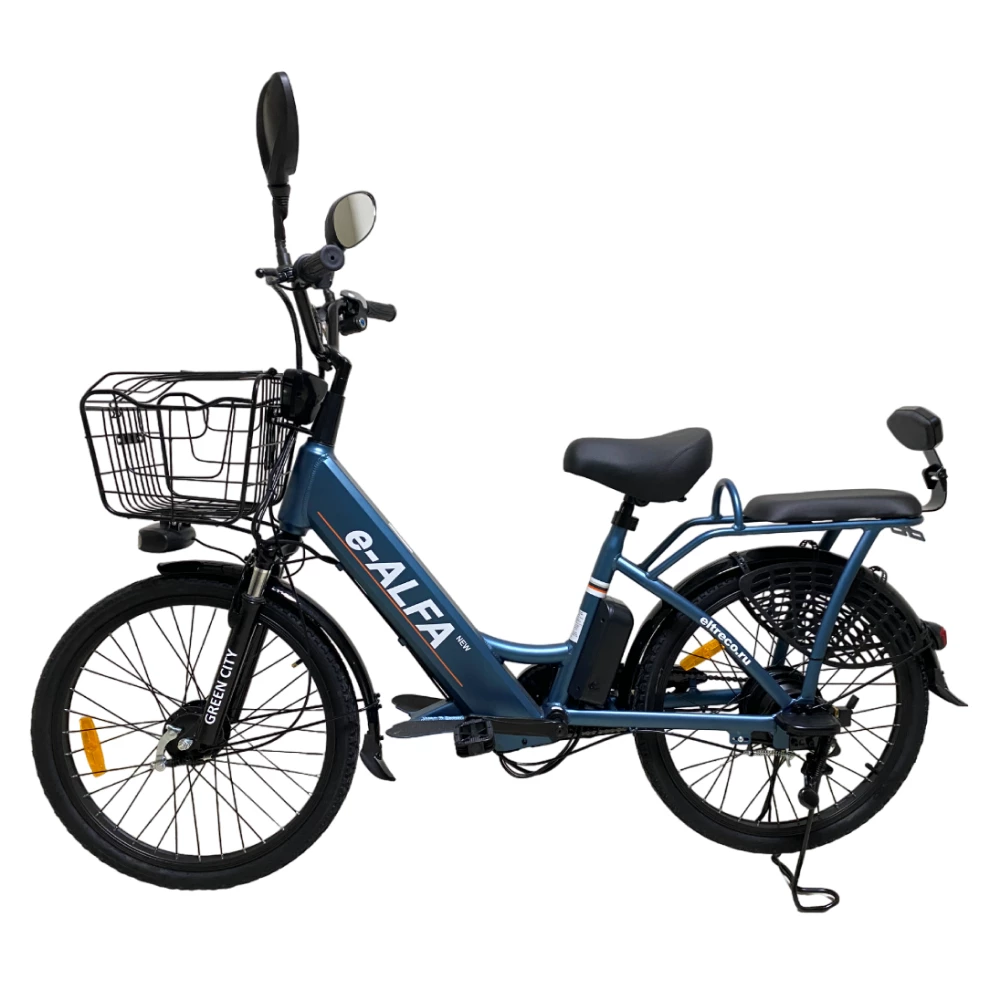 Электровелосипед Green City e-ALFA new, вид сбоку