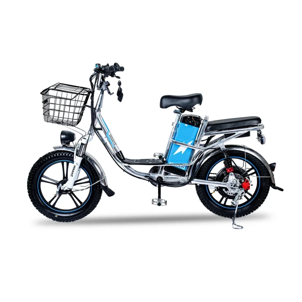 Электровелосипед Minako V8 ECO 15 Ah, вид сбоку