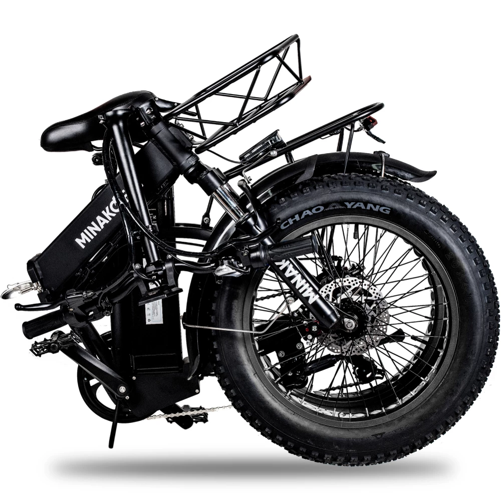 Электровелосипед Minako F10, в сложенном виде