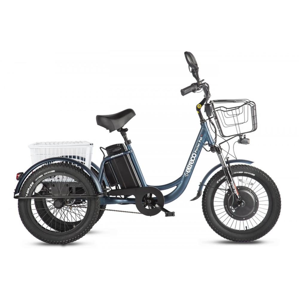 Электровелосипед Volteco Flex, вид сбоку