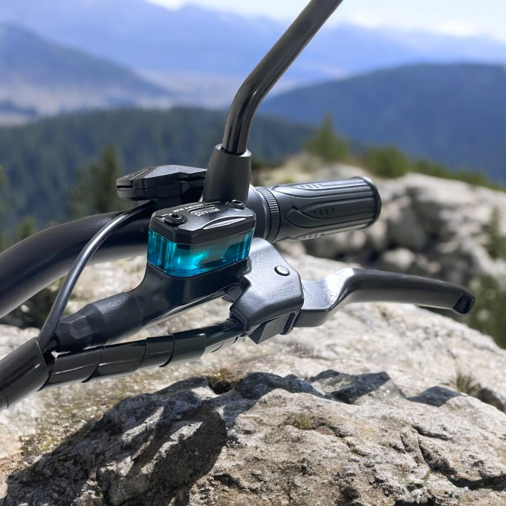 Гидравлические тормоза электровелосипеда, общий вид