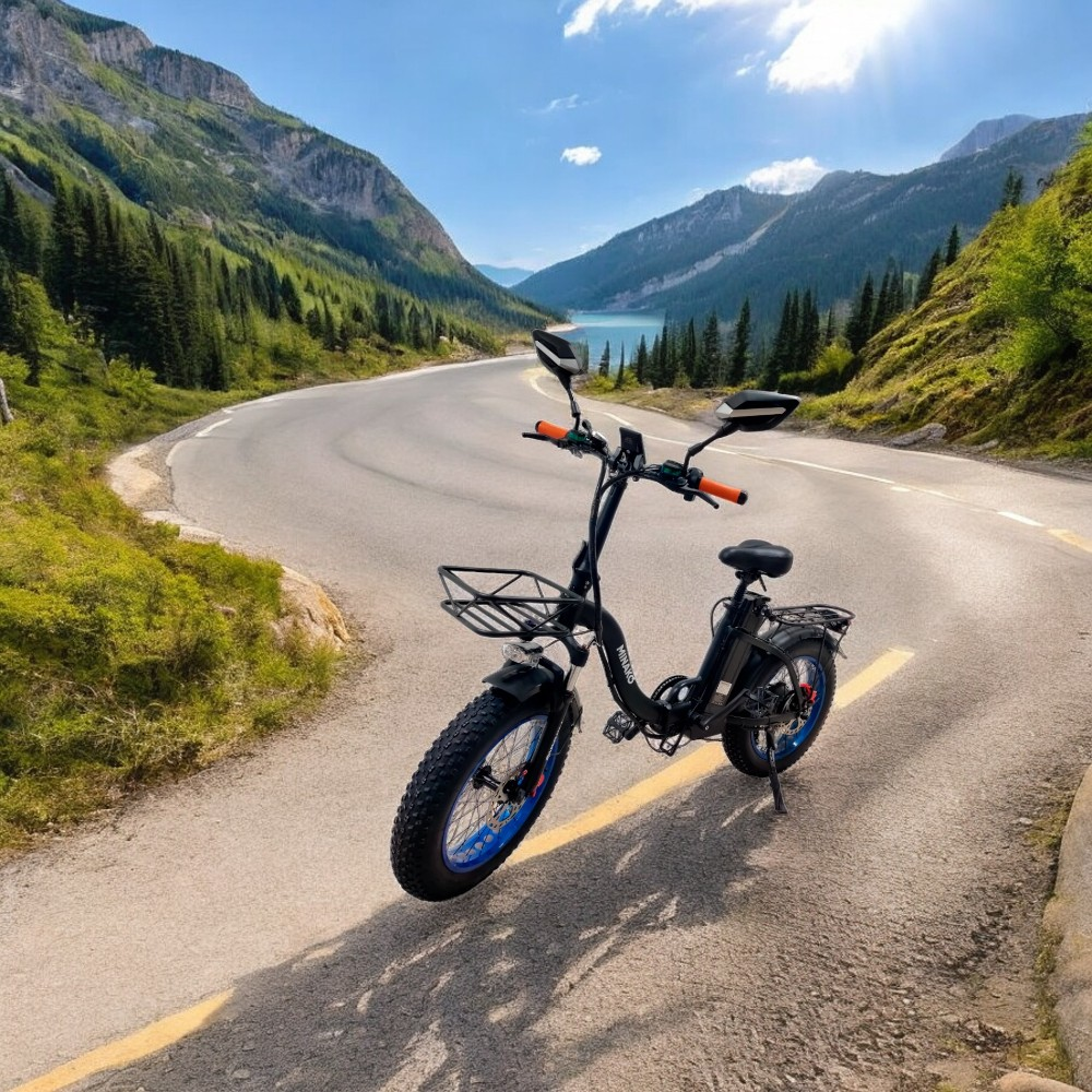 Электровелосипед с низкой рамой, общий вид