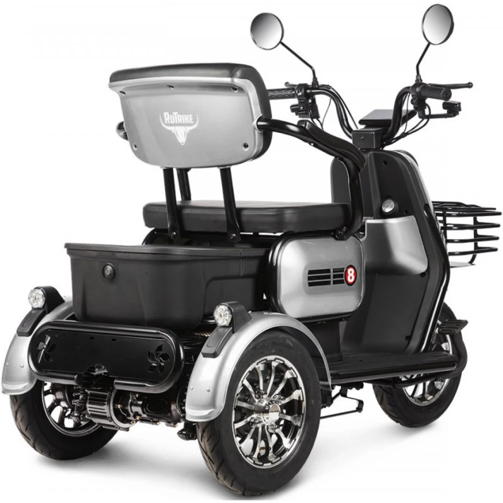 Электротрицикл Rutrike Патрон, вид сзади