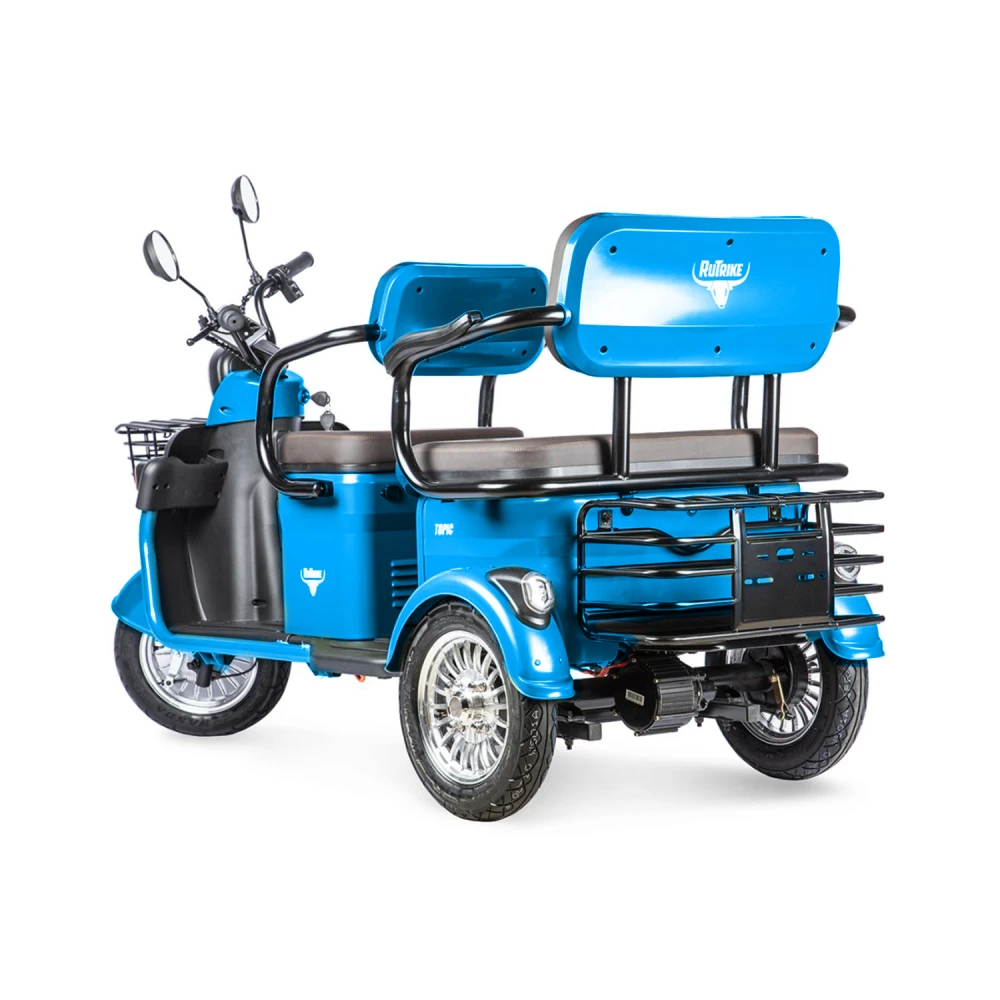 Электротрицикл Rutrike Топик, вид сзади