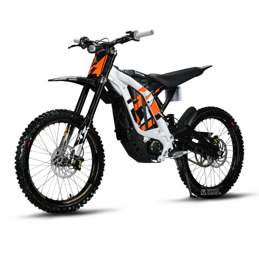 Электромотоцикл WHITE SIBERIA SUR-RON X Light, общий вид