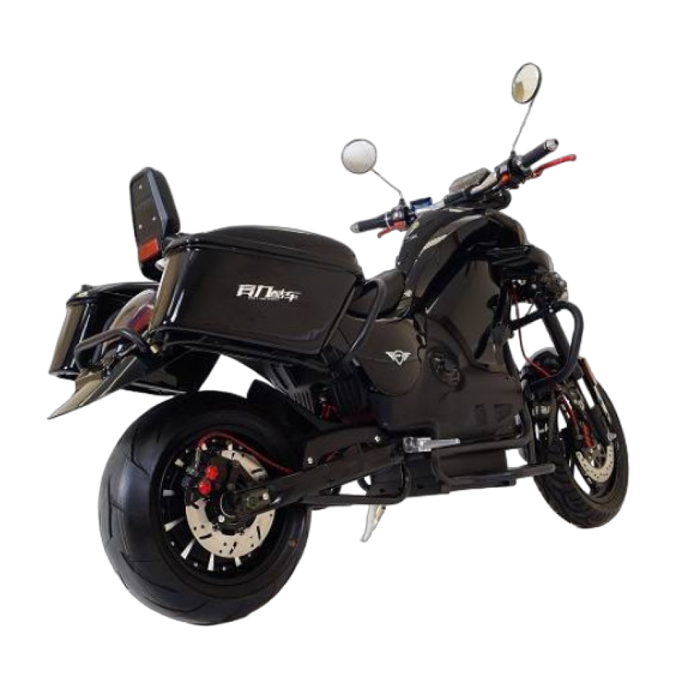 Электромотоцикл URBAN, вид сзади