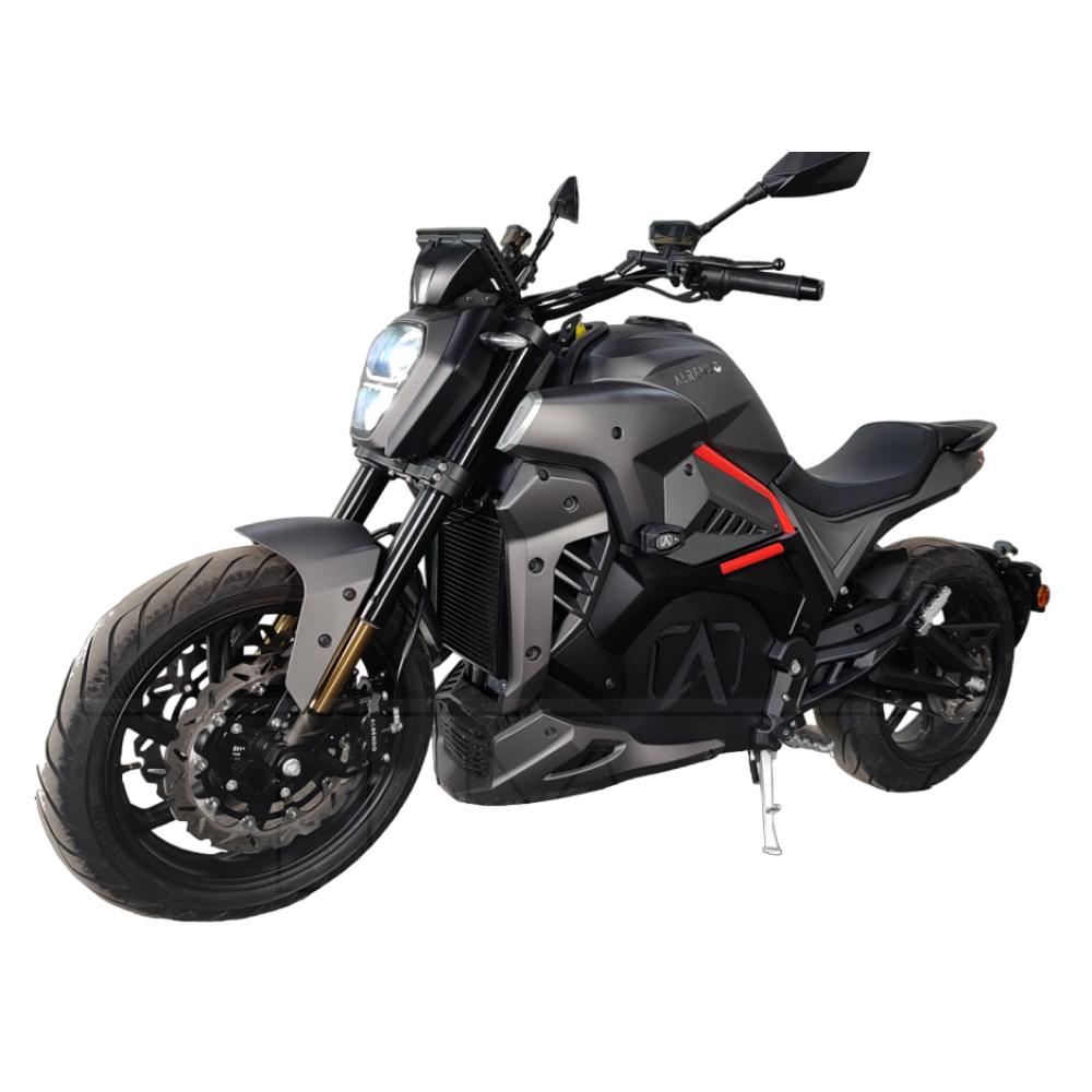 Электромотоцикл Alrendo TS Bravo, вид спереди